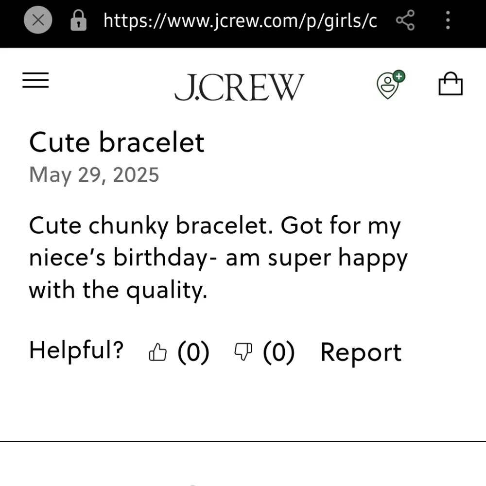 J.Crew Crewcuts Girls chunky beaded bracelets two-pack PINK BNWT Retired 1 Left!
